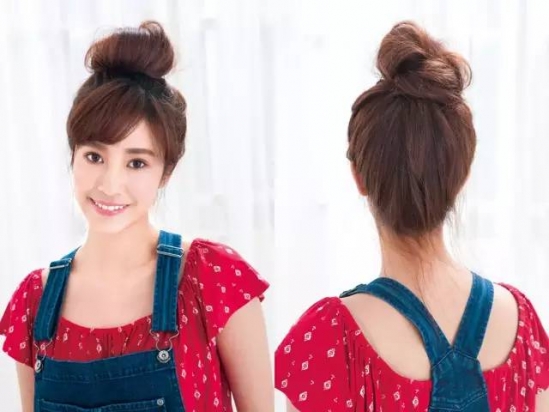 丸子头怎么绑好看 这三款既优雅又淑女