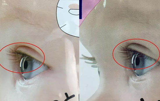 高丝婴儿面膜真假对比 高丝婴儿肌面膜真假图