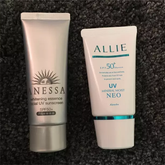 ALLIE防晒霜和安耐晒 安耐晒和allie