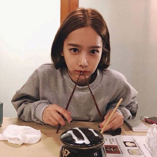 短发中分图片韩范 中分短发图片女