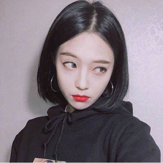 短直发发型图片2024女 短直发女