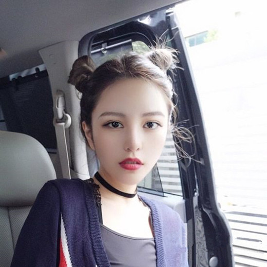两个丸子头发型 两个丸子头图片