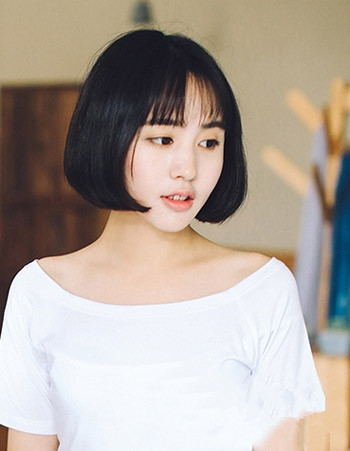 韩式刘海图片 韩国刘海女