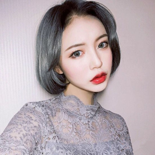 没有刘海的短发 无刘海短发女