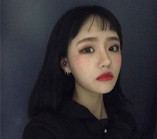 女生空气刘海图片 空气刘海的发型