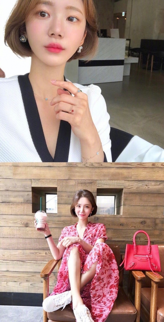 韩式中分短发女 中分短发女