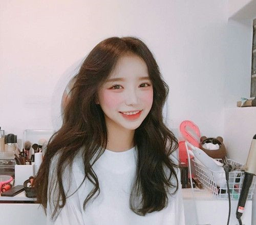 女生中长发发型图片 中长头发图片