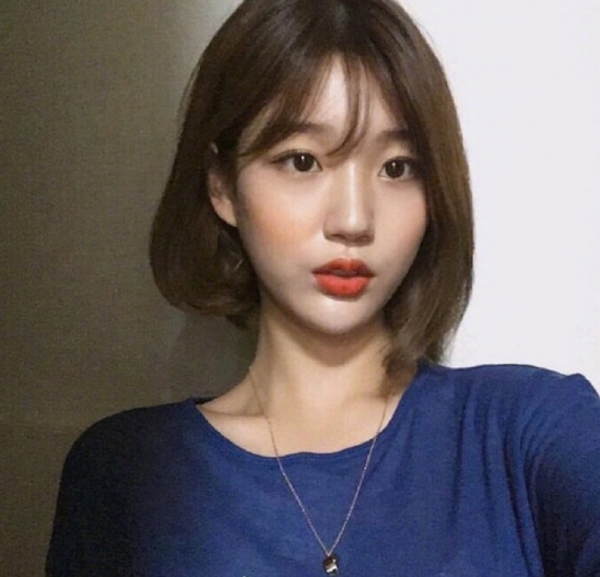 空气刘海发型图片女 女生空气刘海图片