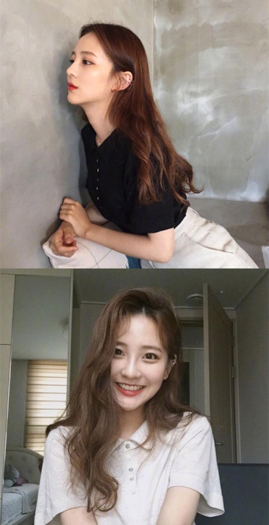 气质卷发女生中长发型 气质卷发图片