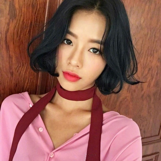 女生卷发短发 卷发短发图片
