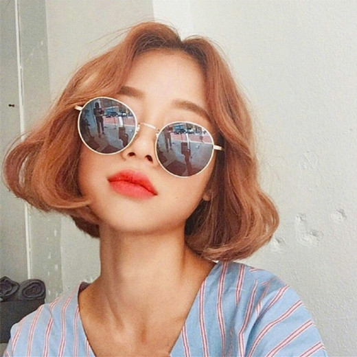 女生卷发短发 卷发短发图片