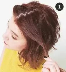 短发怎么扎可爱