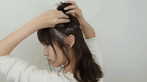 齐肩短发编发教程图解
