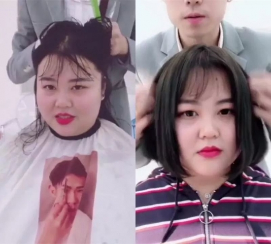 圆脸的女生适合什么短发