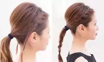 中长发扎发步骤教程