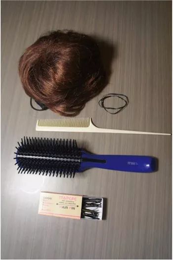 头发少怎么弄花苞头
