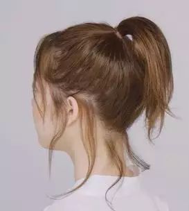 丸子头扎发教程