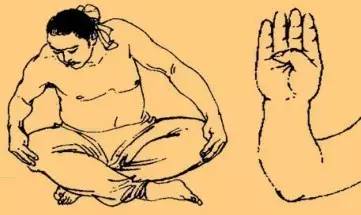 仙人揉腹法图解