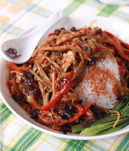 鱼香肉丝盖浇饭的做法