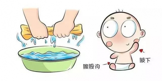 宝宝发烧物理降温方法