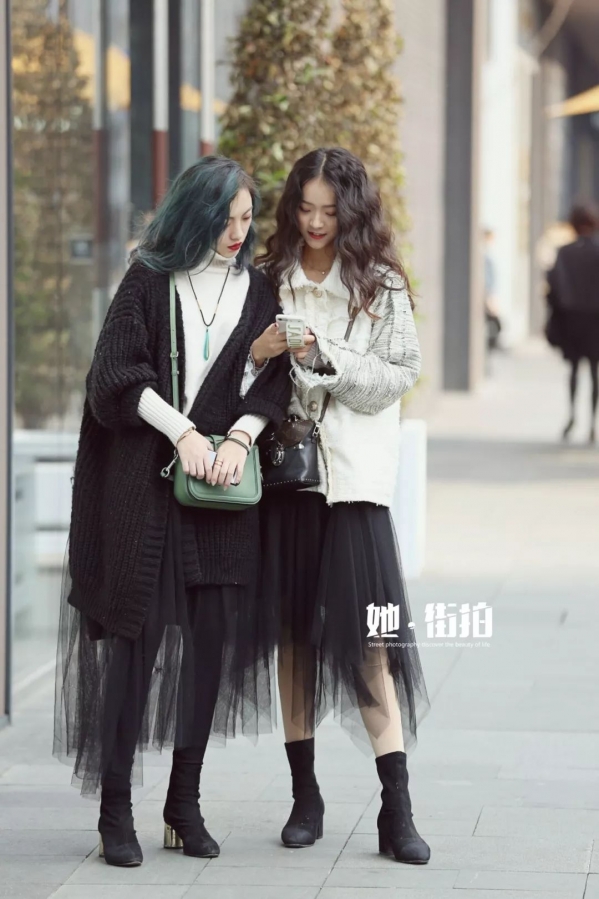 春季裙子搭配图片