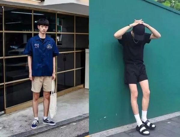 男士夏季短裤穿衣搭配