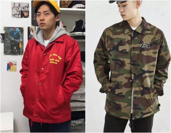 男士教练外套搭配