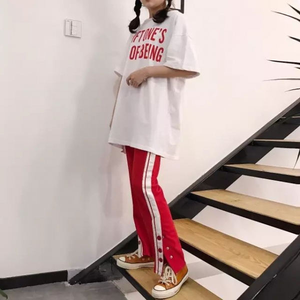 帆布鞋阔腿裤怎么搭配