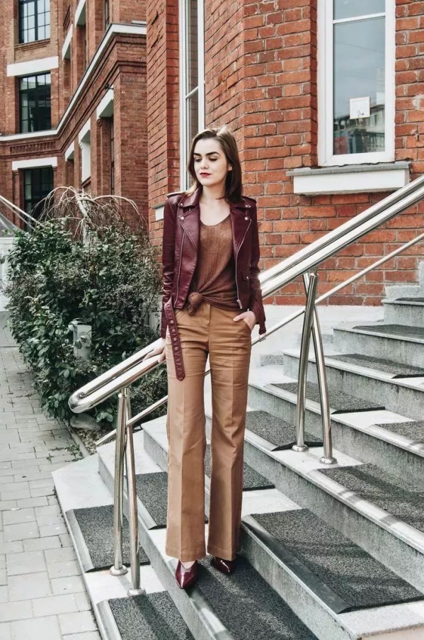 阔腿裤搭配什么鞋子