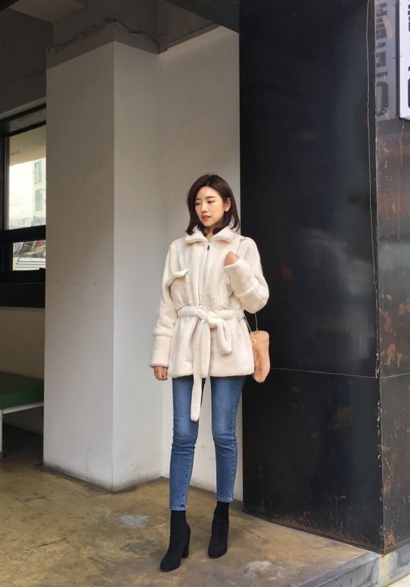 毛绒外套女装 毛绒外套搭配图片