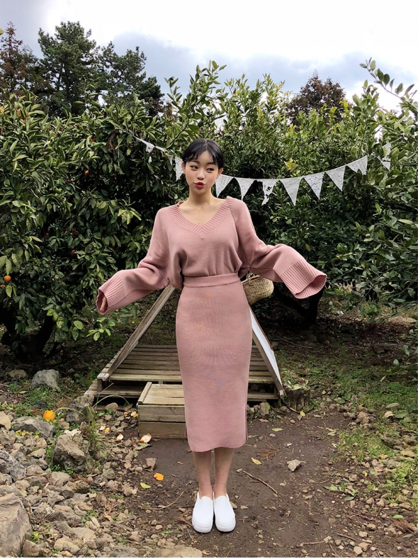针织套装配什么鞋子 针织套装裙配什么鞋子