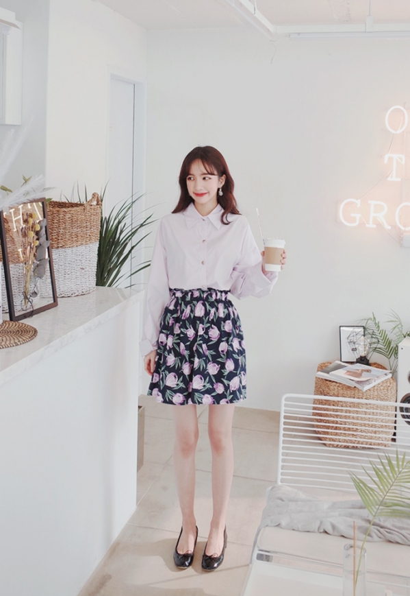碎花短裙怎么搭配 碎花短裙美女图片