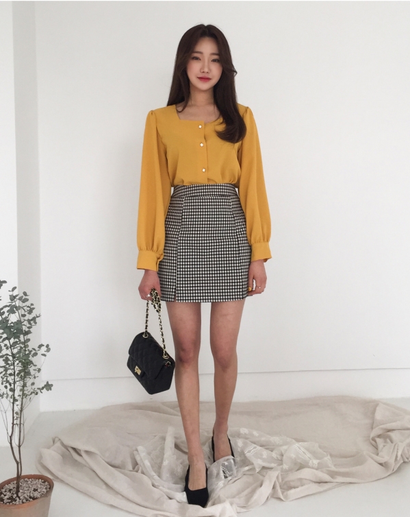 衬衫搭配什么裙子好看 衬衫配裙子的图片