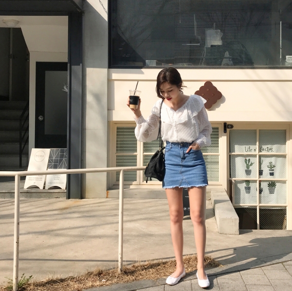牛仔半身裙搭配什么鞋 牛仔半身裙穿什么鞋子