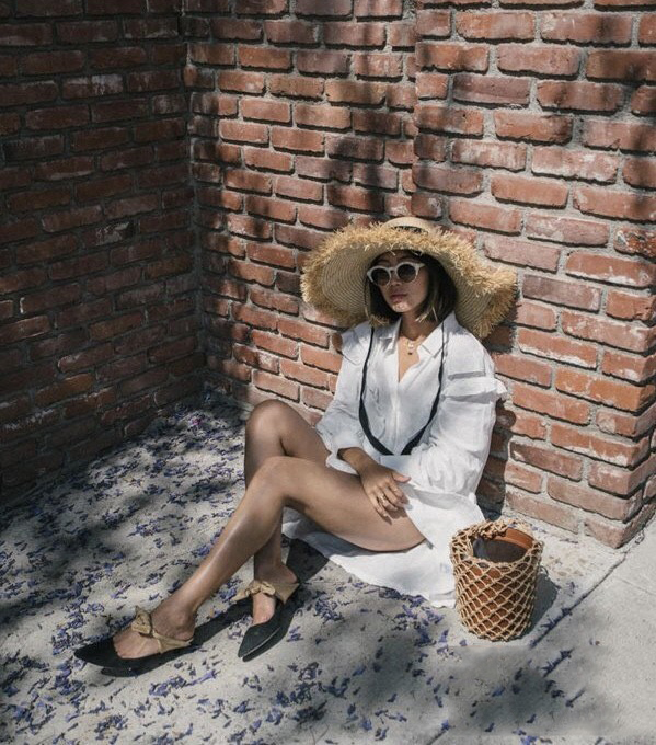 草帽怎么戴好看 女式夏季草帽