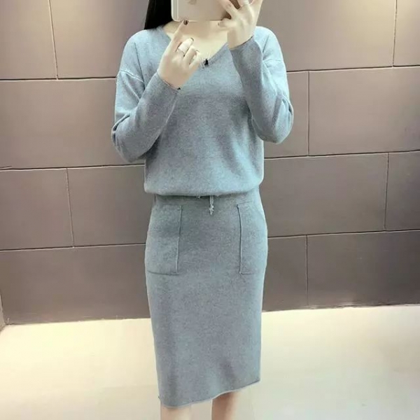 春季套装裙子搭配图片