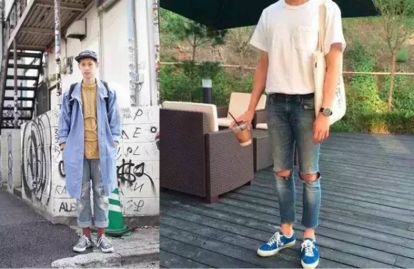 帆布鞋搭配图片 春季这样搭配经典又好看
