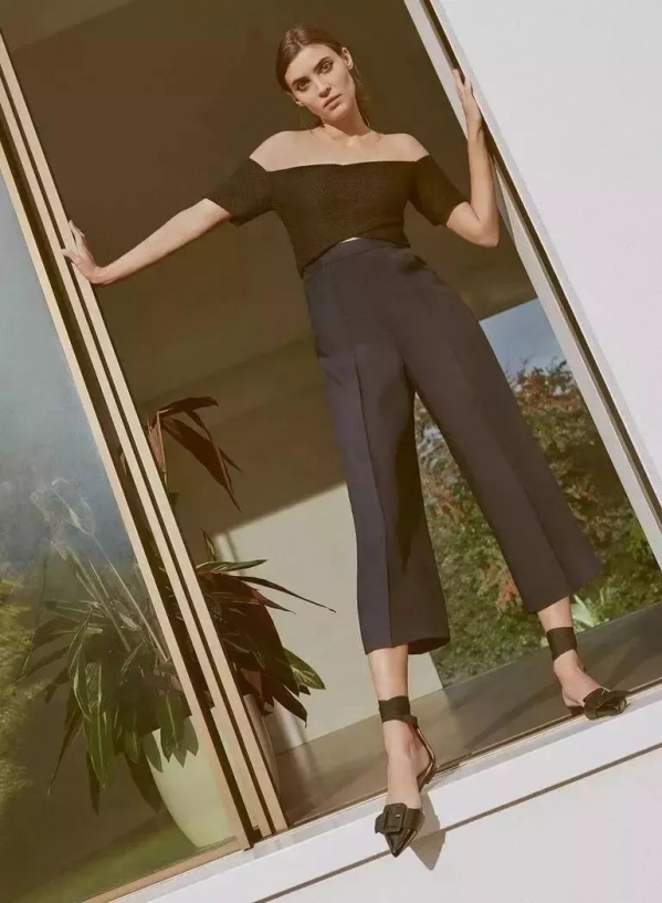 鞋子搭配衣服女生图片