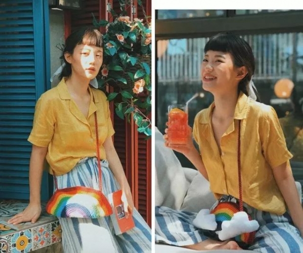 夏天穿什么颜色的衣服显白