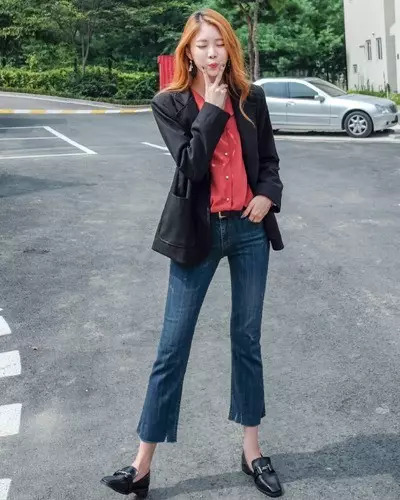 秋天女生西装搭配 国庆旅游穿什么