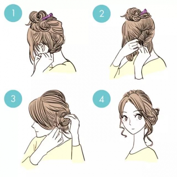 秋冬怎么盘发好看 秋冬韩式盘发