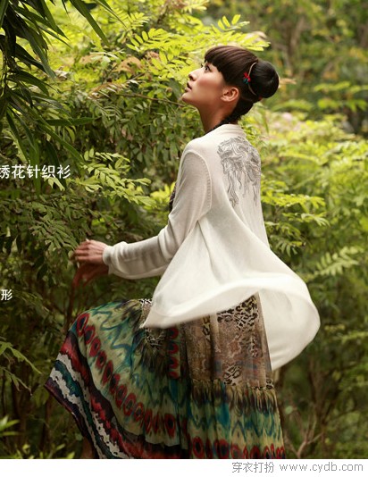 清雅色系森女风
