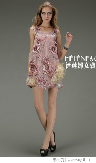 春色披身立体花美服
