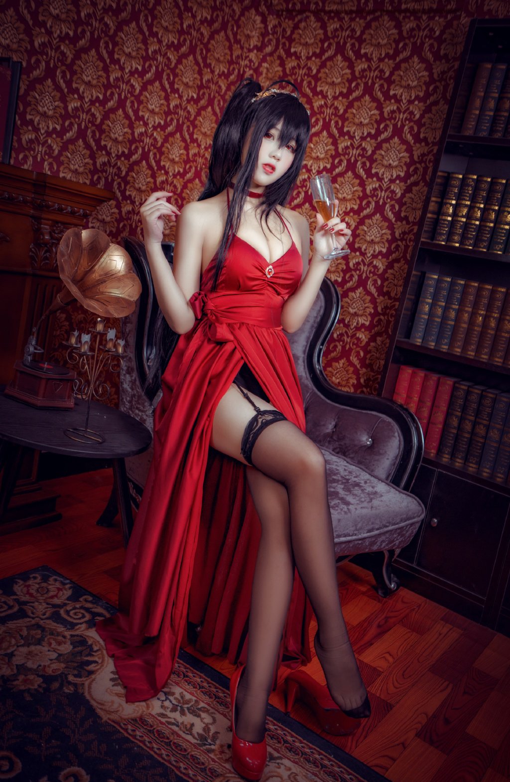 碧蓝航线cos图片动漫美女大凤cos写真