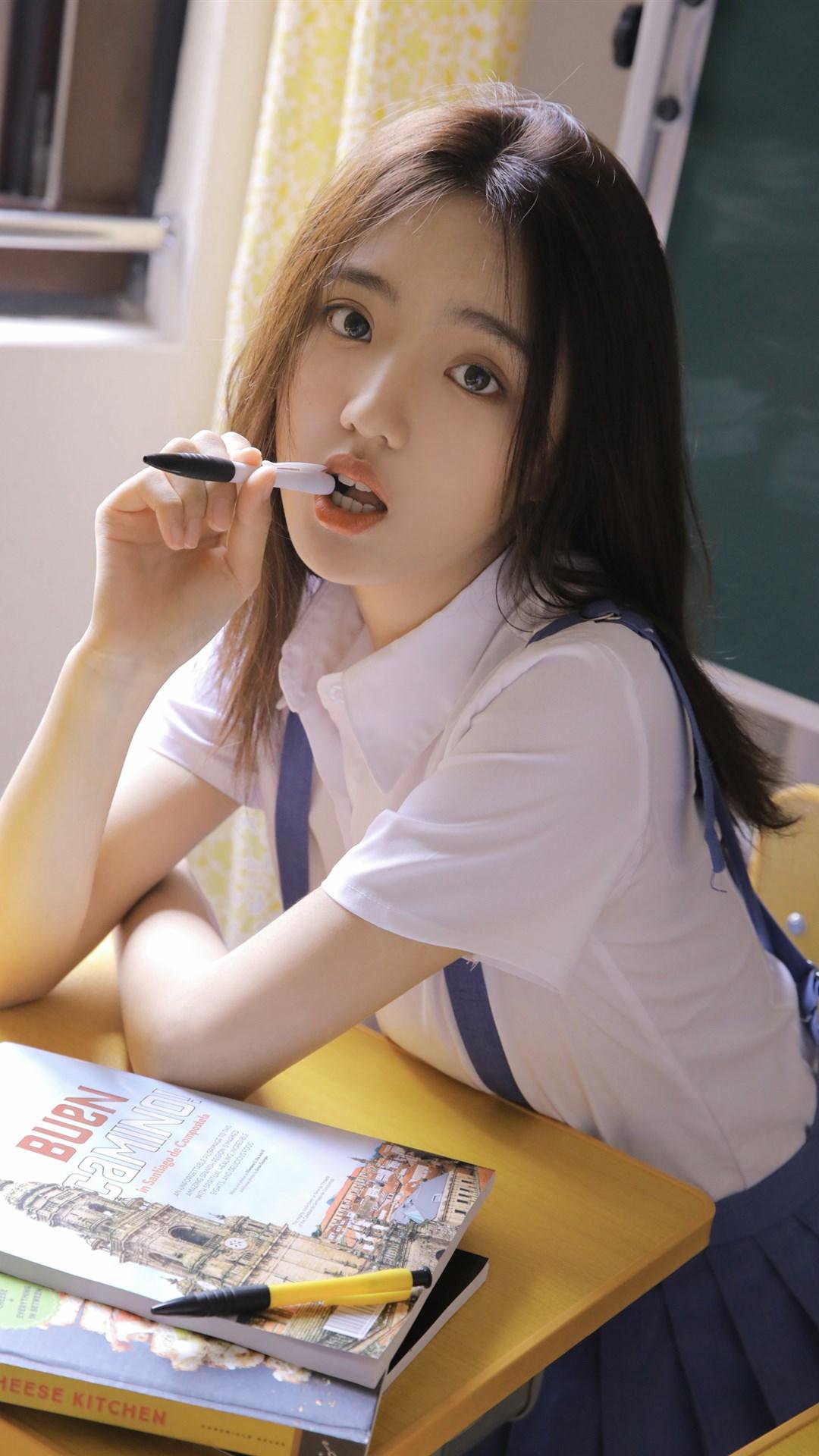 清纯养眼美女写真手机壁纸