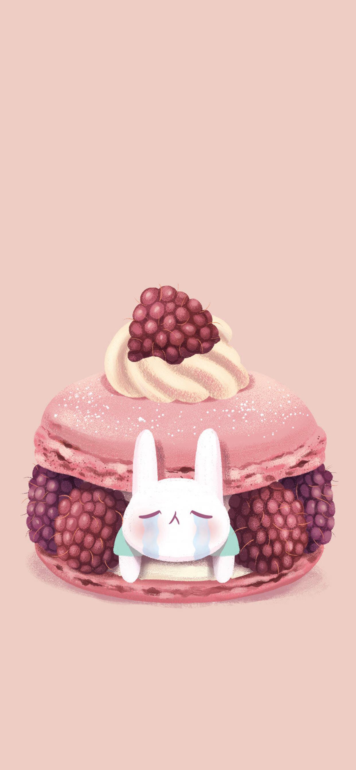 少女心另类插画高清手机壁纸
