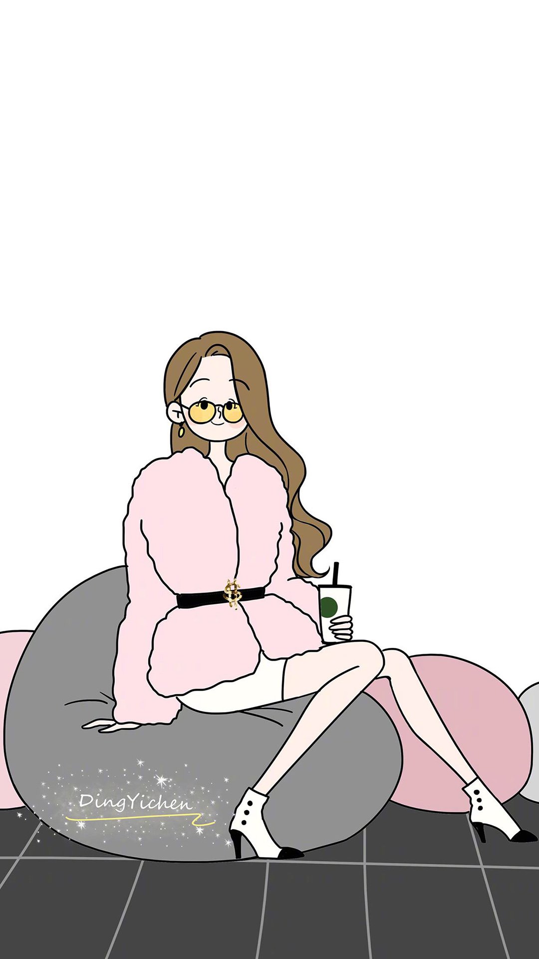 时尚穿搭创意手机壁纸图片