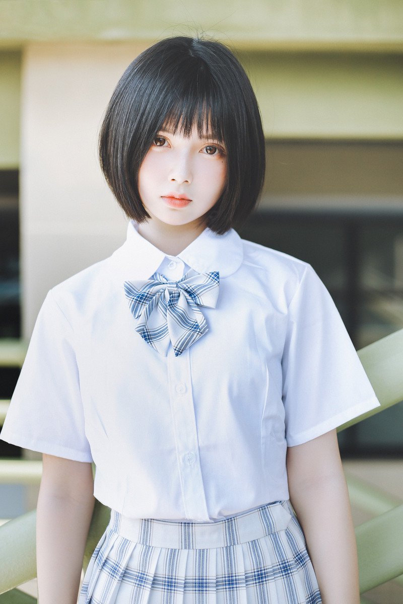 娃娃脸美少女清纯日系写真图片