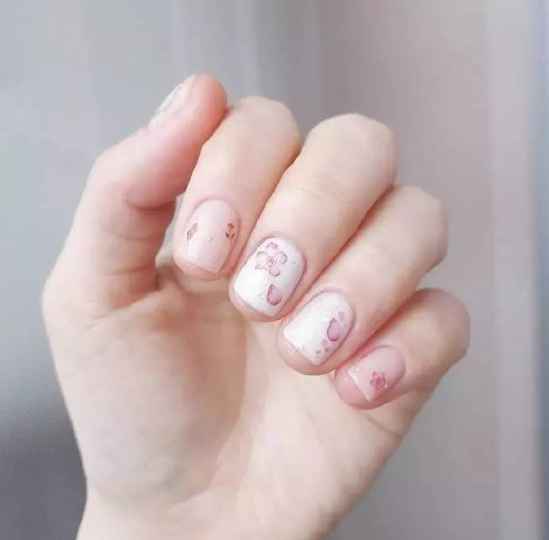 小清新美甲图片