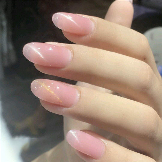 秋季猫眼美甲图片 秋天猫眼美甲图片